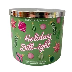 Bath & Body Works Holiday Dill-ight Candle